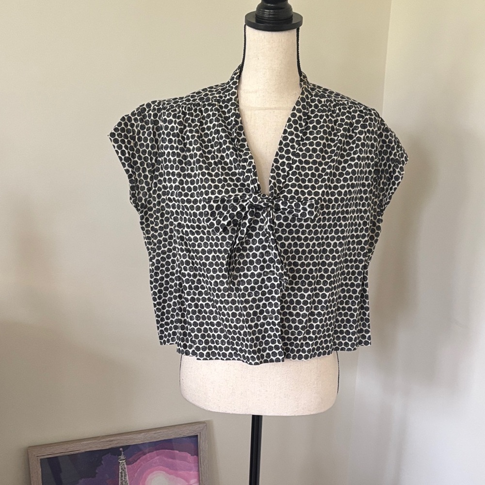 Paul Smith Black and White Dot Blouse